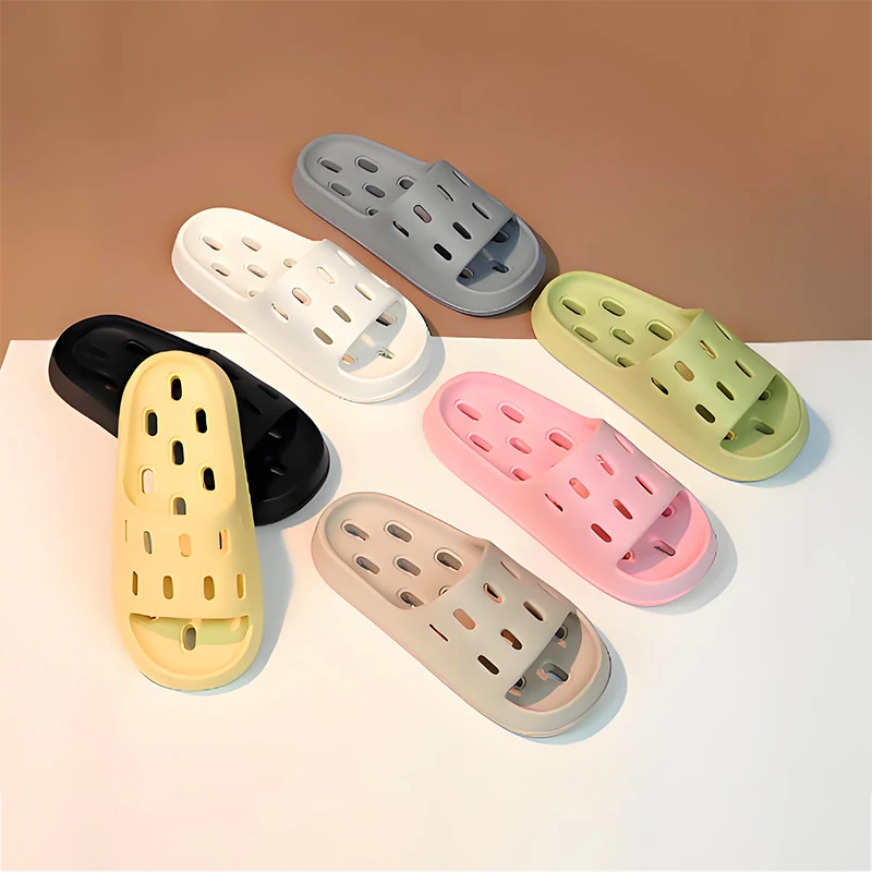 Baño zapatillas huecas de secado rápido