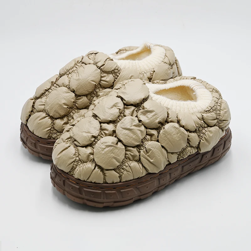 Zapatillas de algodón de burbujas