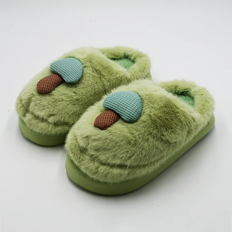 Zapatillas de algodón de champiñones