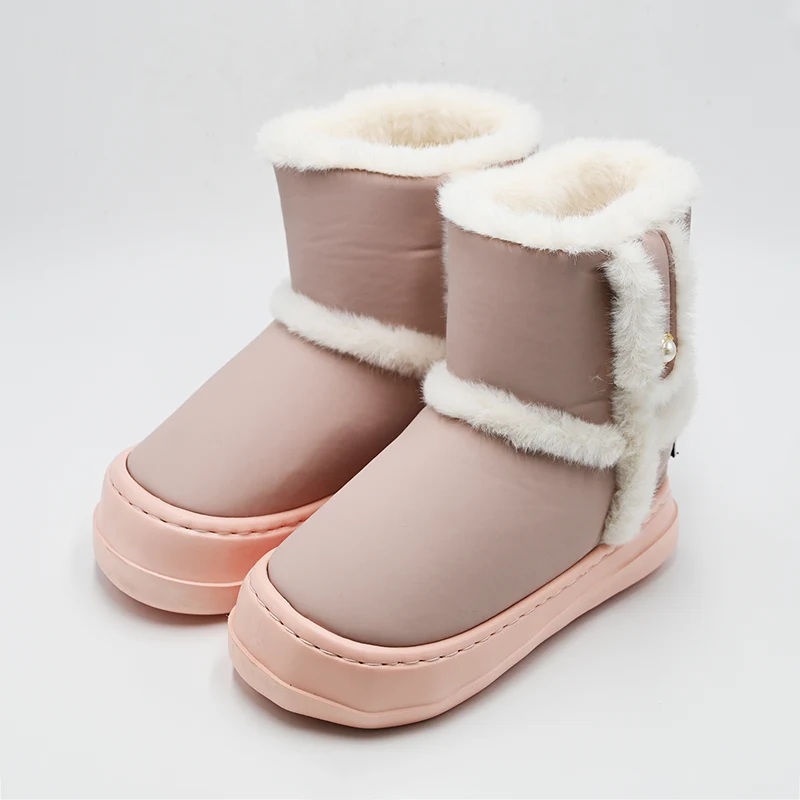 Lenas botas de nieve altas