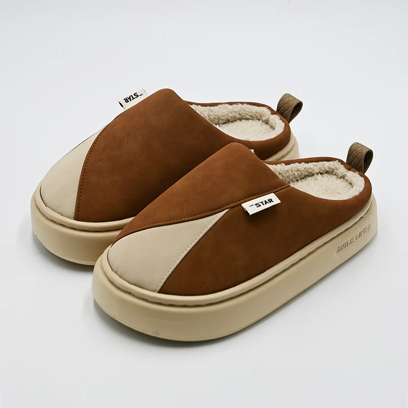 Zapatillas de algodón cosidas