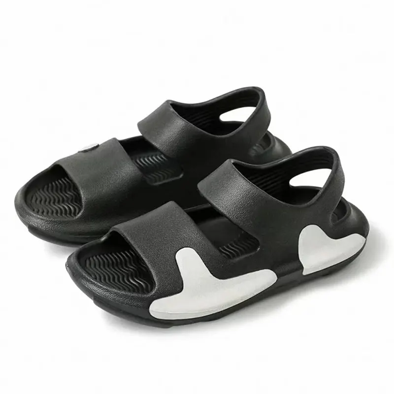 Sandalias de pareja que mejoran la altura de suela gruesa